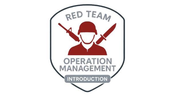 Certificate: Introduction to Red Team Operation Management